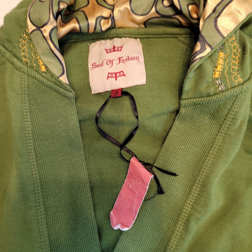 Soul Of Fashion Green Hoodie Size Small - Picture 5 of 16